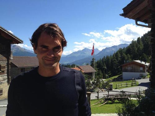 Sinh nhật 31 tuổi ấm cúng của Federer - 1