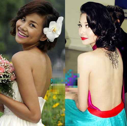 Làn da sao Việt trắng dần theo thời gian - 6