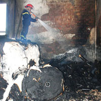 Tin tức trong ngày - Cháy, nhà máy giấy vệ sinh biến thành tro