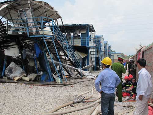 Hải Phòng: Khu công nhân Trung Quốc cháy lớn - 2