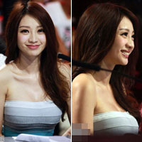 Xu hướng thời trang - Liễu Nham "giấu" ngực đầy bằng váy bó