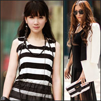 Bí quyết mặc đẹp - Tỏa sáng trên phố cùng những đường kẻ