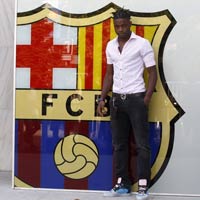 Bóng đá - Ảnh Alex Song ra mắt Barca