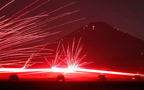 Chùm ảnh: Nhật Bản tập trận tại núi Phú Sĩ - 2