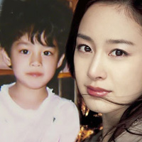 Ngôi sao điện ảnh - Bất ngờ ảnh thơ ấu Kim Tae Hee