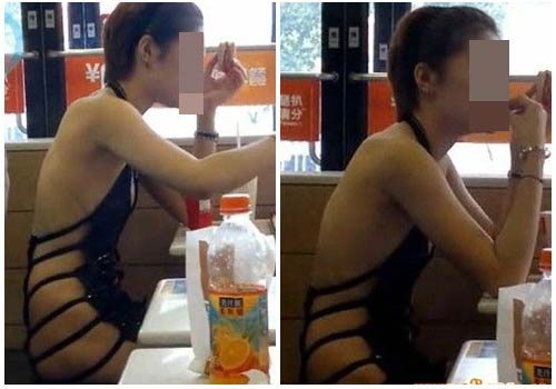 Cô gái ăn mặc kỳ lạ trên phố - 3