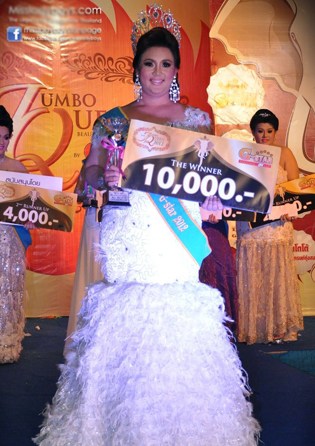 Ở Thái Lan, Malaysia cũng tổ chức cuộc thi hoa hậu béo.