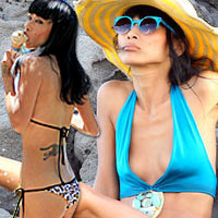 Xu hướng thời trang - Bạch Linh khoe vòng 1 "ọp ẹp" trên biển