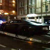 Ô tô - Xe máy - Cảnh sát “tóm” Lamborghini Aventador