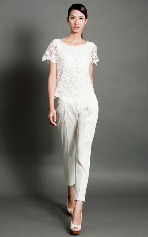 Trắng tinh khôi với thí sinh Top Model - 5