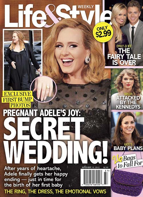 Adele bị nghi đã bí mật kết hôn - 1