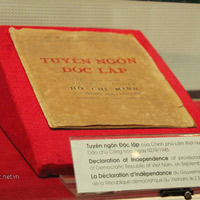 Tin tức trong ngày - Chùm ảnh: Những di vật lịch sử ngày Độc lập