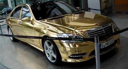 Mercedes Benz S500 dát vàng lộng lẫy - 1