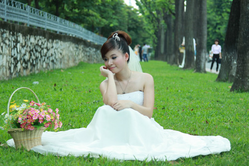 Thiếu nữ Hà Nội rạng rỡ làm cô dâu - 8