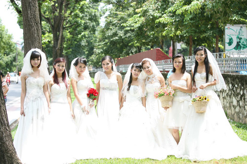 Thiếu nữ Hà Nội rạng rỡ làm cô dâu - 8