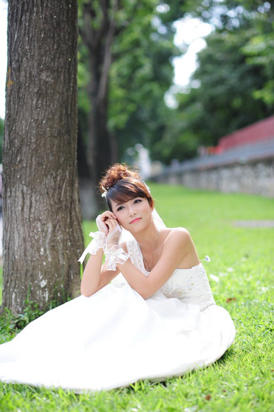 Thiếu nữ Hà Nội rạng rỡ làm cô dâu - 16