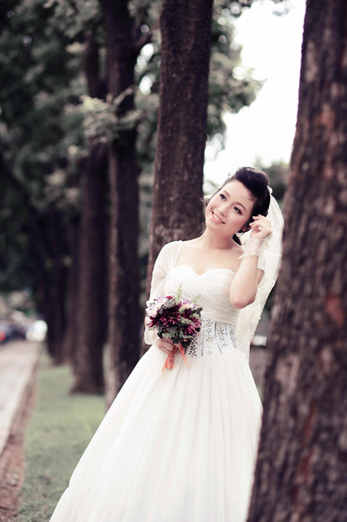 Thiếu nữ Hà Nội rạng rỡ làm cô dâu - 18