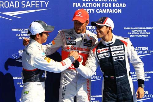 F1 - Phân hạng Belgian GP: Button tạo bão tại Spa - 1