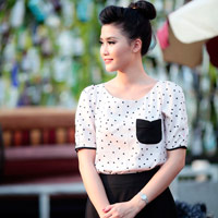 Thời trang công sở - Cổ điển cùng chấm bi