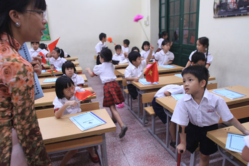 Ngày đầu đi học của "chú lính chì" Thiện Nhân - 10