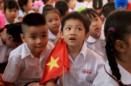 Ngày đầu đi học của "chú lính chì" Thiện Nhân - 4