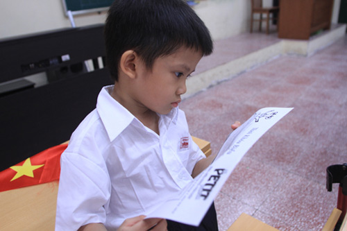 Ngày đầu đi học của "chú lính chì" Thiện Nhân - 8