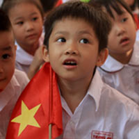 Tin tức trong ngày - Ngày đầu đi học của "chú lính chì" Thiện Nhân