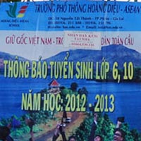 Giáo dục - du học - Trường học “chui” tuyển sinh ồn ã