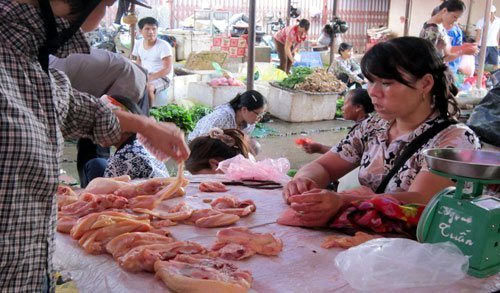 Thịt gà 30.000 đồng/kg lại ồ ạt ra chợ - 2