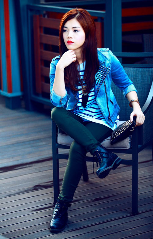 Thiếu nữ 9X cá tính đón Thu - 3