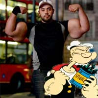 Phi thường - kỳ quặc - Thủy thủ Popeye ngoài đời thực