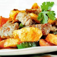 Ẩm thực - Bò xào khoai tây kích thích vị giác