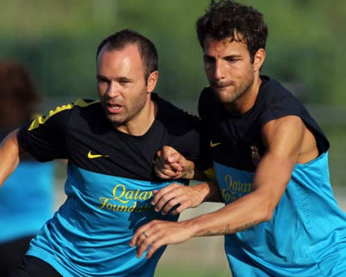 Barca: Quả bóng trong chân Cesc và Villa - 1