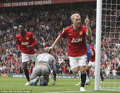 Sir Alex ca ngợi Scholes hết lời - 1