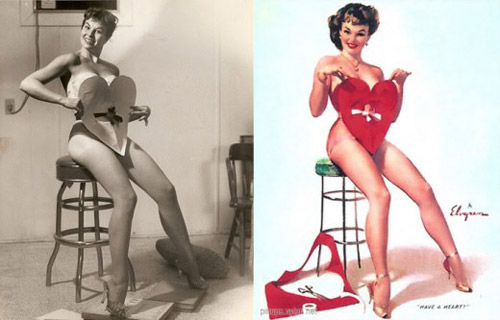 Mỹ nữ 1950s đẹp ám ảnh trong tranh - 1