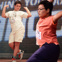 Hậu trường phim - Vũ công "bé bự" bùng nổ tại Bước nhảy