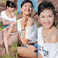 Bạn trẻ - Cuộc sống - Thiếu nữ Vinh khoe chân dài miên man