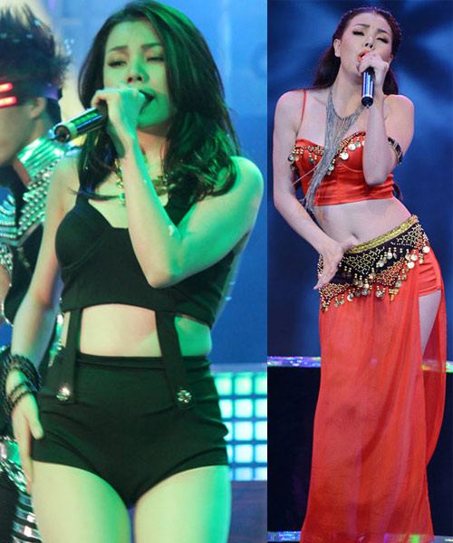 "Chân dài đi hát" chỉ cần khoe thân? - 16