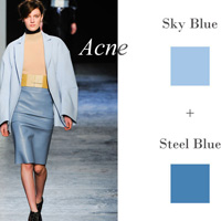 Xu hướng thời trang - Cùng màu xanh tỏa sáng ngày thu