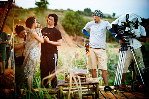 Vân Ngô hài hước tại trường quay - 5