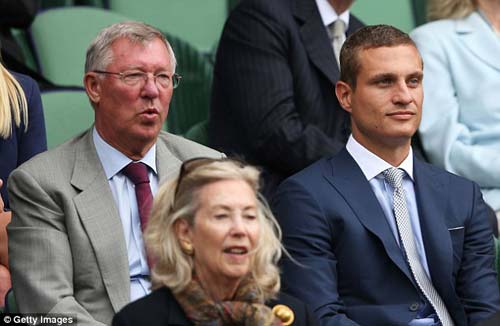 Sir Alex & Vidic tới cổ vũ Murray - 8