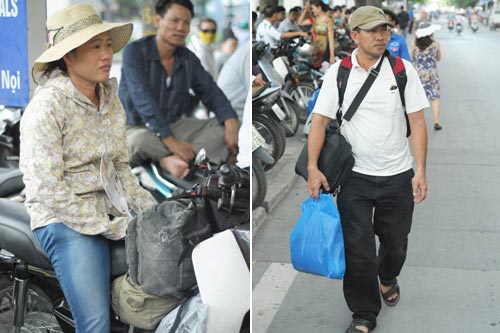 Sĩ tử đội nắng về quê, Hà Nội ùn tắc - 1