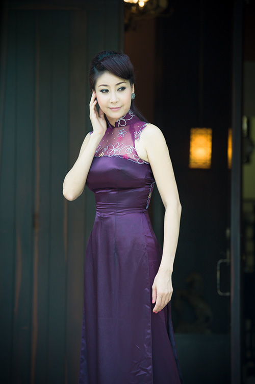 Thúy Nga, Hà Kiều Anh dịu dàng sắc tím - 12