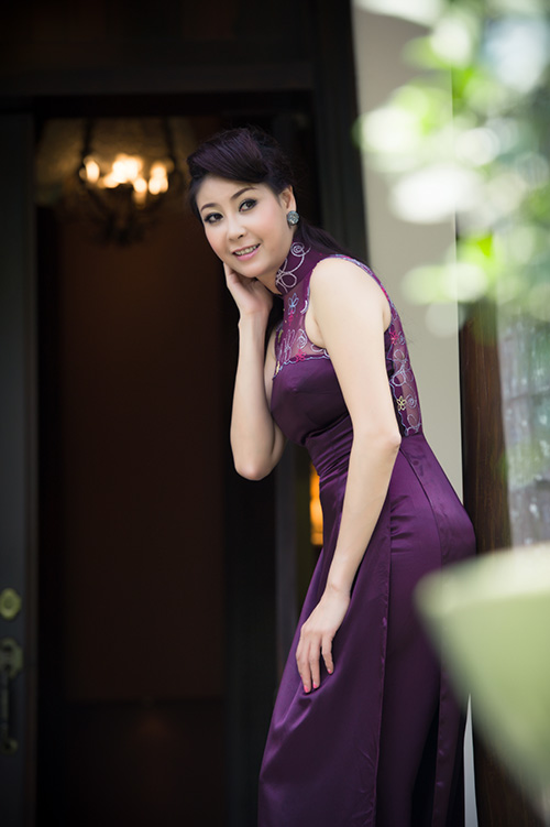 Thúy Nga, Hà Kiều Anh dịu dàng sắc tím - 13