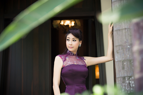 Thúy Nga, Hà Kiều Anh dịu dàng sắc tím - 14