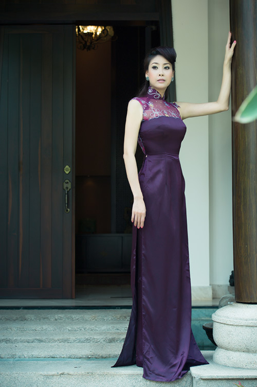 Thúy Nga, Hà Kiều Anh dịu dàng sắc tím - 11