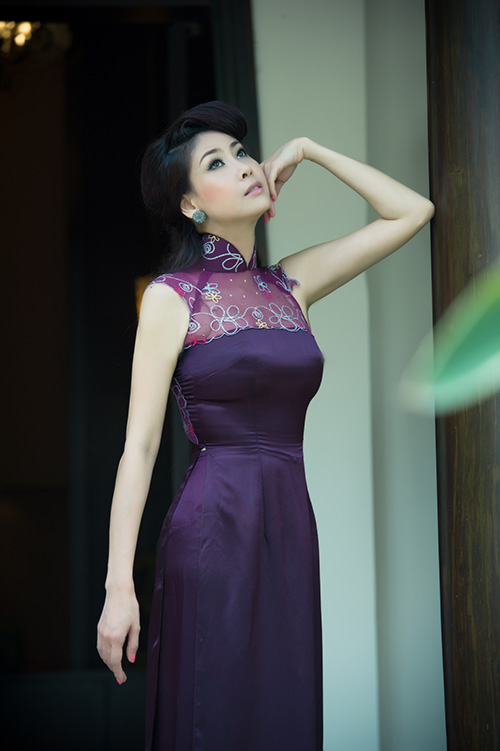 Thúy Nga, Hà Kiều Anh dịu dàng sắc tím - 15