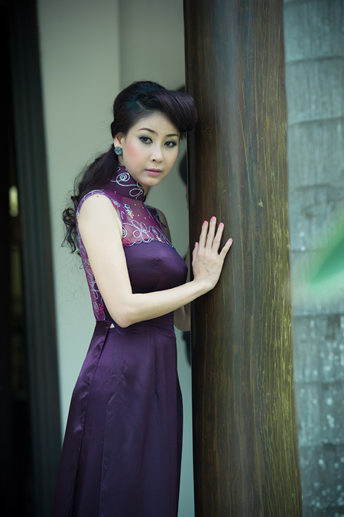 Thúy Nga, Hà Kiều Anh dịu dàng sắc tím - 16