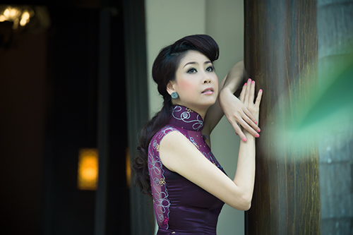 Thúy Nga, Hà Kiều Anh dịu dàng sắc tím - 18