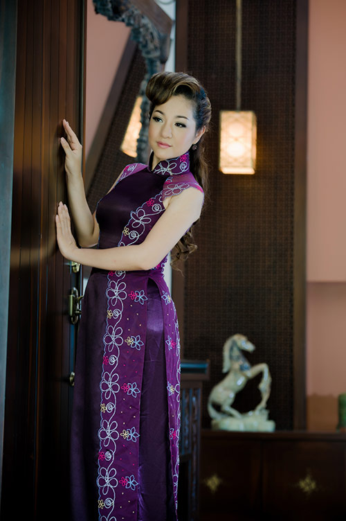 Thúy Nga, Hà Kiều Anh dịu dàng sắc tím - 6